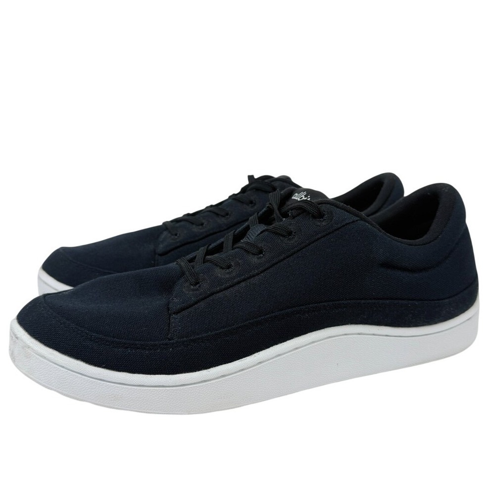 Allbirds Canvas Pacer Mens Size 11 Black Organic Cotton Sneakers Shoes - Picture 9 of 11